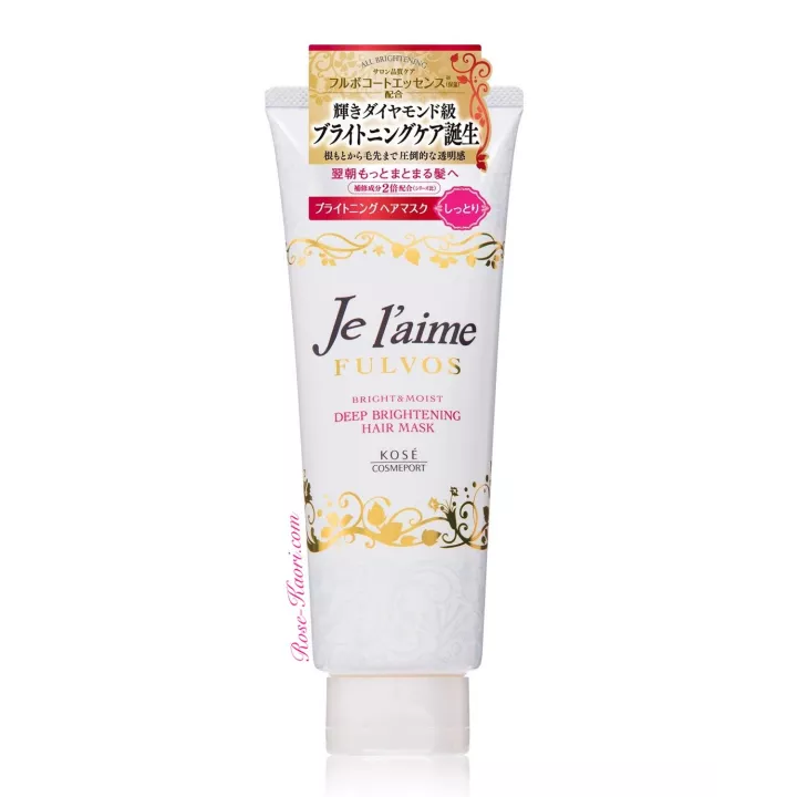 KOSE - Je l’aime - Fulvos Bright & Moist Mask | Rose Kaori