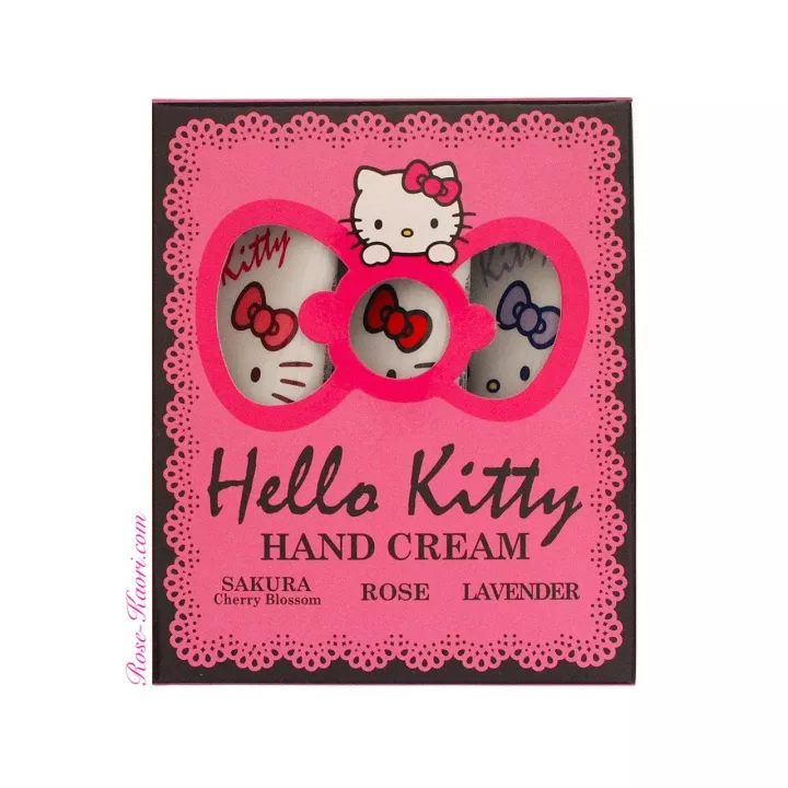 Hello Kitty Crema de manos (3 tubos) | Rose Kaori