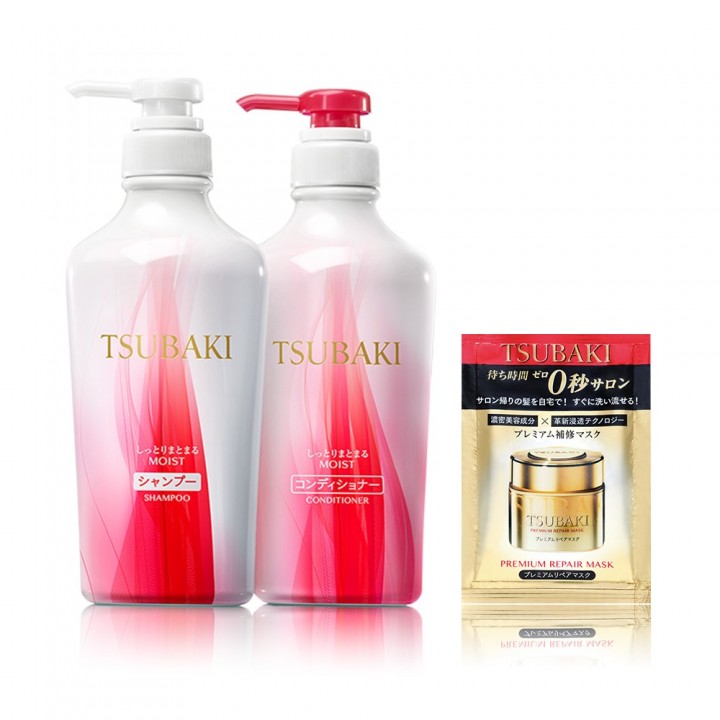 TSUBAKI Premium - hydrating and revitalizing Shampoo and conditioner