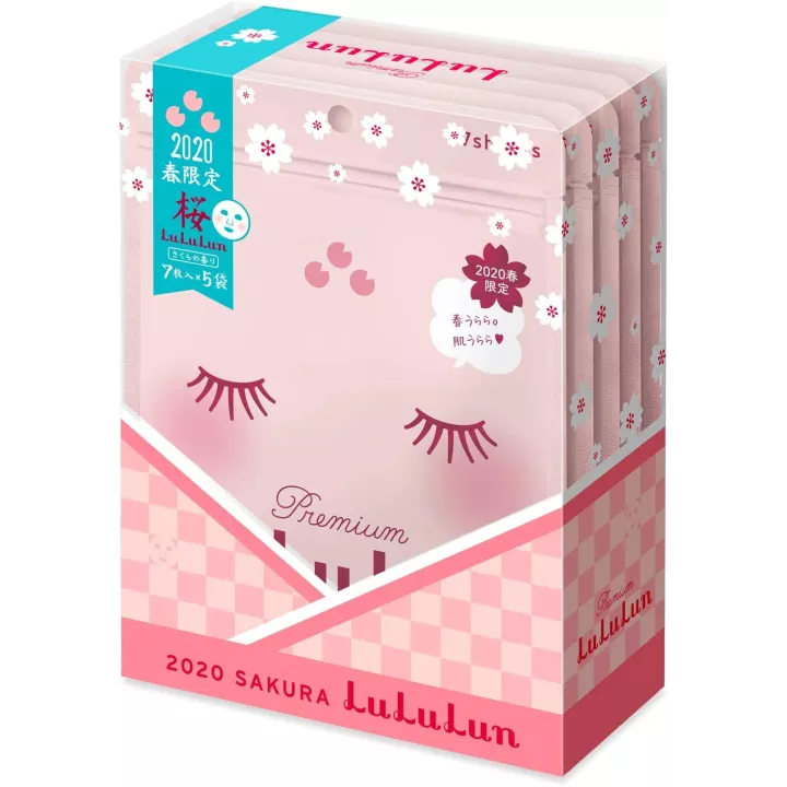LULULUN - Masques Sakura Premium 35 pièces | Rose Kaori