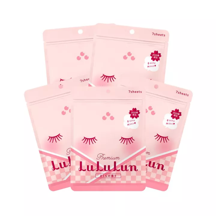 LULULUN - Masques Sakura Premium 35 pièces | Rose Kaori