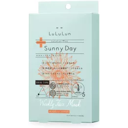 LULULUN - Maschera viso settimanale Sunny Day x5