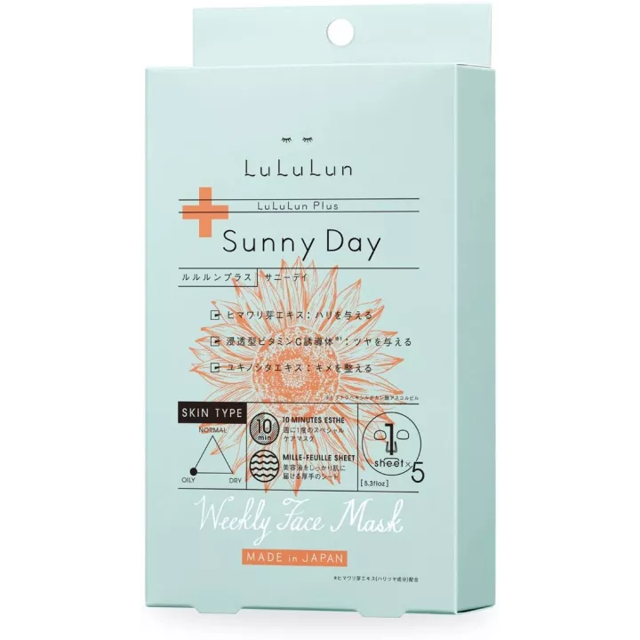 LULULUN - Masque hebdomadaire Sunny Day x5 | Rose Kaori