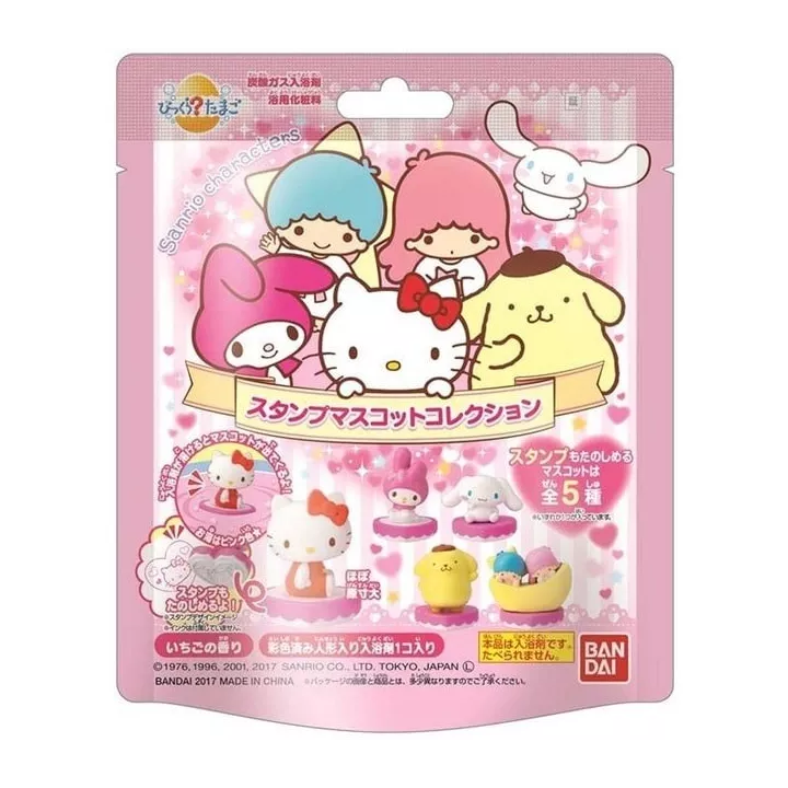 6 Bath Balls Sanrio Stamps | Rose Kaori