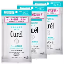Curél - Toallitas Refrescantes x3 | Rose Kaori