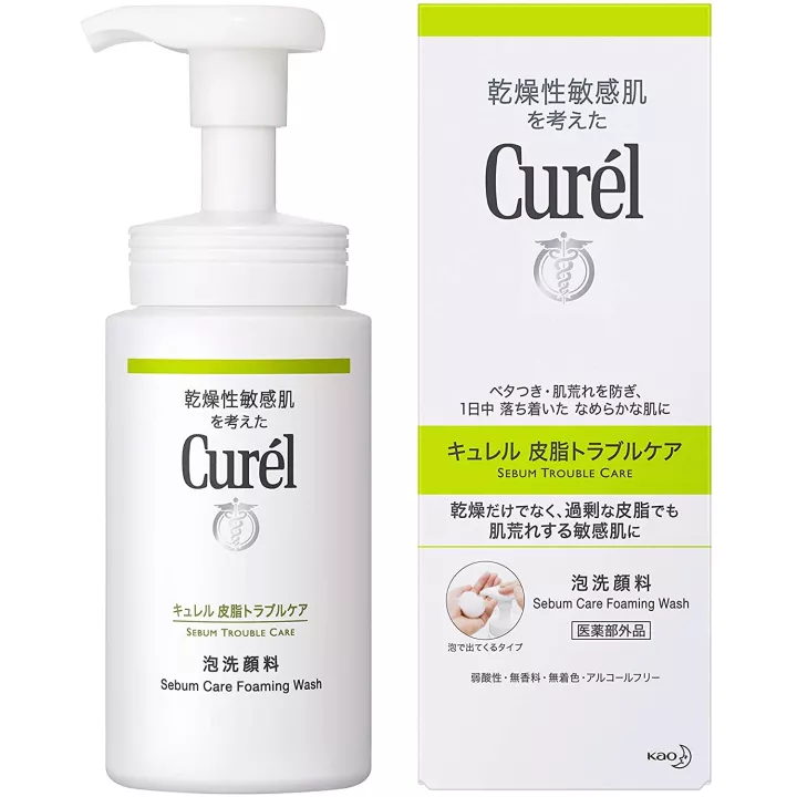 Curél - Sebum Care Foaming Wash | Rose Kaori