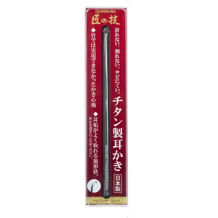 Earpick Traditional Ears Cleaner Titanium | Rose Kaori