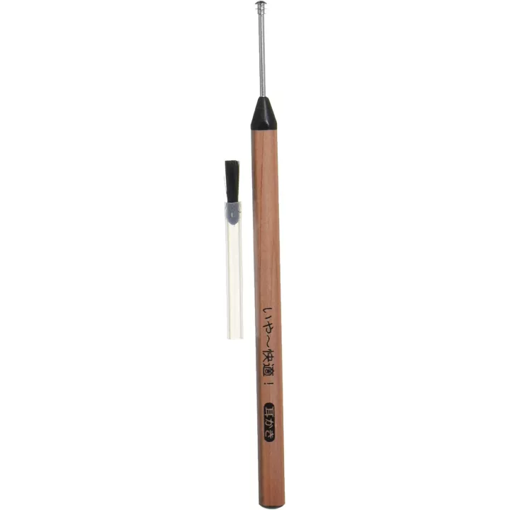 Oriculi Mink Woody Pick Nettoyeur d'Oreille + Brosse