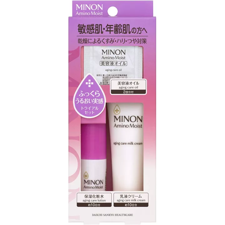 Minon Amino Moist - Minijuego de cuidado antienvejecimiento