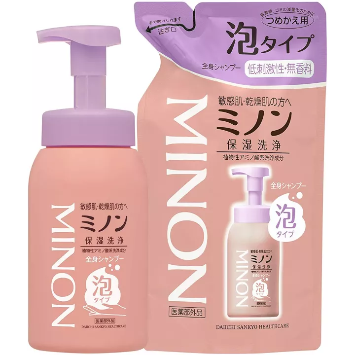 Minon - Shampoing Hydratant Mousse | Rose Kaori