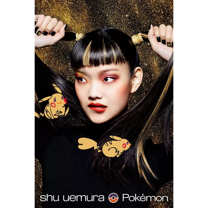 Shu Uemura | Pokemon Pikachu Eye Palette Thunder Shock | Rose Kaori