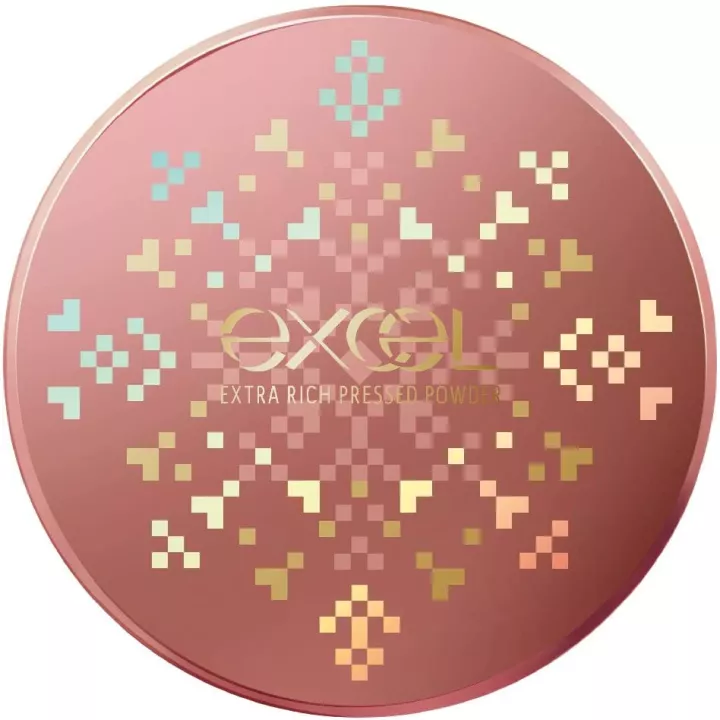 Excel - Extra Rich Pressed Powder 2020 | Rose Kaori